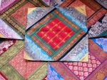 Silk sari Cushion Cover